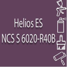 NCS S 6020-R40B глянцева 1К швидкосохнуча антикорозійна емаль Helios ES - 1л