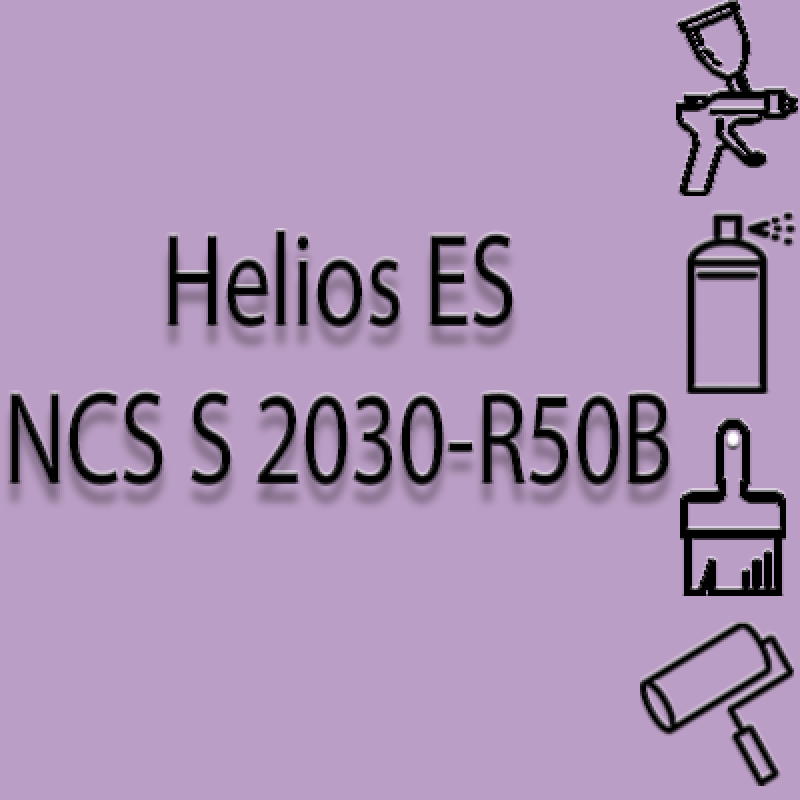 NCS S 2030-R50B глянцева 1К швидкосохнуча антикорозійна емаль Helios ES - 1л