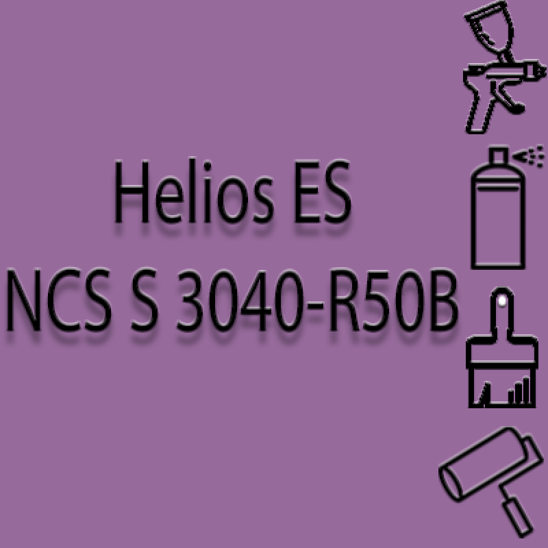 NCS S 3040-R50B глянцева 1К швидкосохнуча антикорозійна емаль Helios ES - 1л