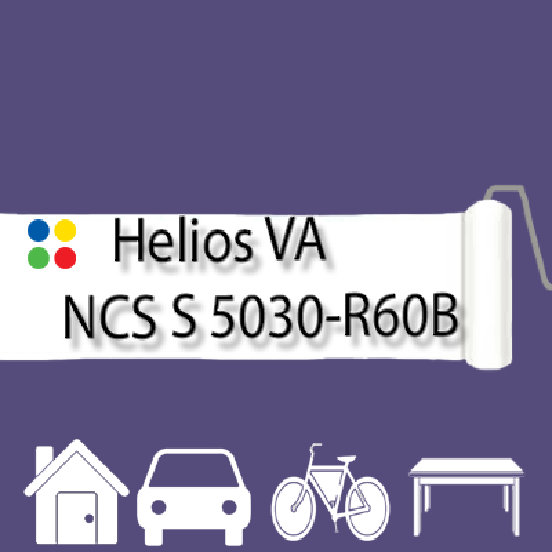 NCS S 5030-R60B антикорозійна глянцева грунт-емаль (вініл-акрилова) HELIOS VA - 1л