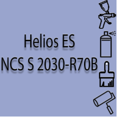 NCS S 2030-R70B глянцева 1К швидкосохнуча антикорозійна емаль Helios ES - 1л