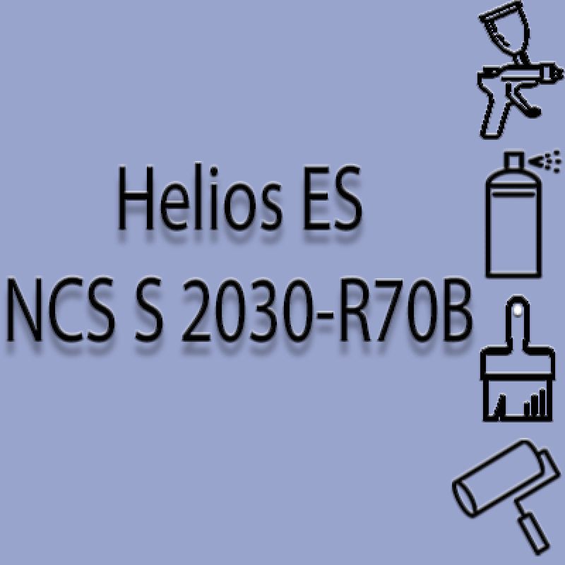 NCS S 2030-R70B глянцева 1К швидкосохнуча антикорозійна емаль Helios ES - 1л