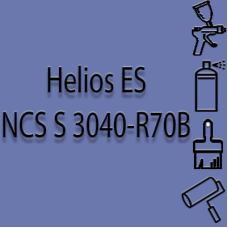 NCS S 3040-R70B глянцева 1К швидкосохнуча антикорозійна емаль Helios ES - 1л