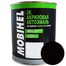 Двокомпонентна акрилова автоемаль Mobihel 2:1, 601 ГЛИБОКО-ЧОРНА - 0.75л