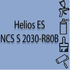 NCS S 2030-R80B глянцева 1К швидкосохнуча антикорозійна емаль Helios ES - 1л