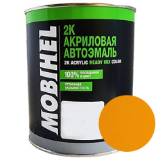 Двокомпонентна акрилова автоемаль Mobihel 2:1, 1035 ЗОЛОТИСТО-ЖОВТА - 0.75л