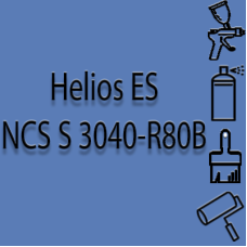 NCS S 3040-R80B глянцева 1К швидкосохнуча антикорозійна емаль Helios ES - 1л