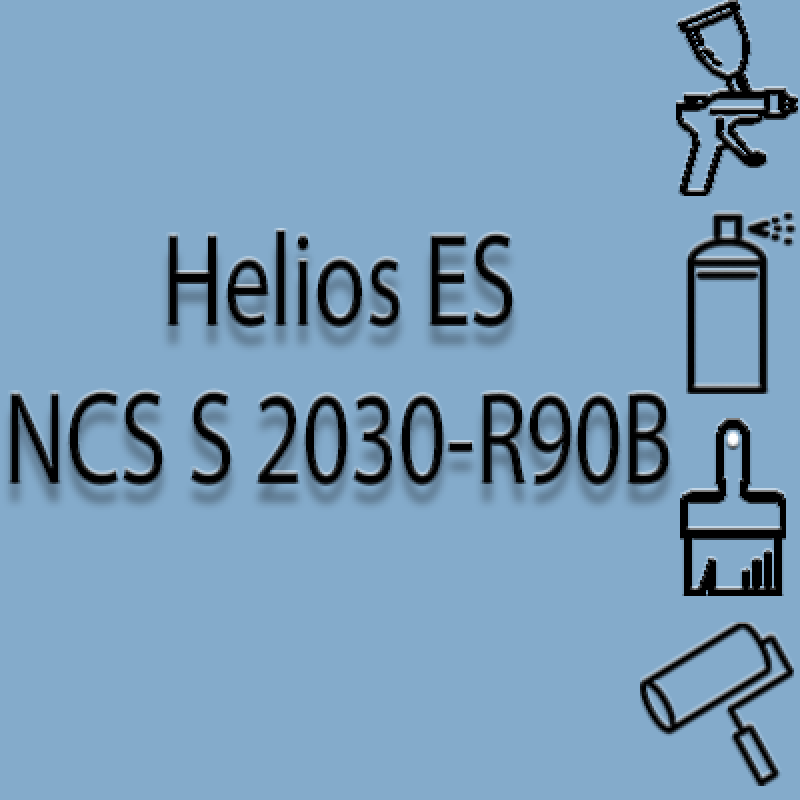 NCS S 2030-R90B глянцева 1К швидкосохнуча антикорозійна емаль Helios ES - 1л