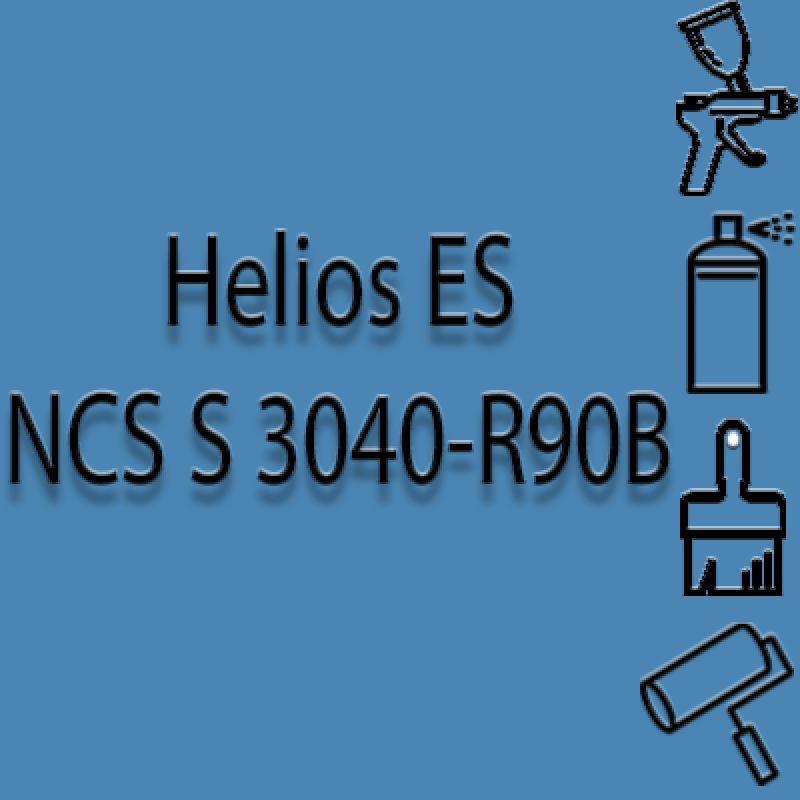 NCS S 3040-R90B глянцева 1К швидкосохнуча антикорозійна емаль Helios ES - 1л