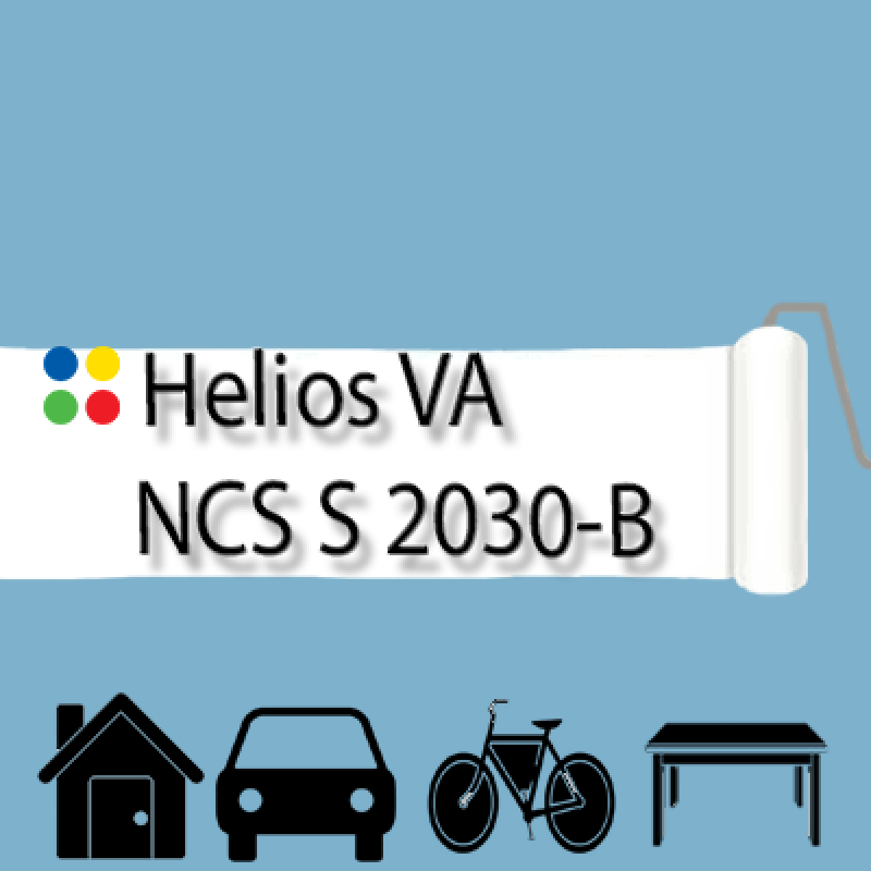 NCS S 2030-B антикорозійна глянцева грунт-емаль (вініл-акрилова) HELIOS VA - 1л