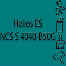 NCS S 4040-B50G глянцева 1К швидкосохнуча антикорозійна емаль Helios ES - 1л