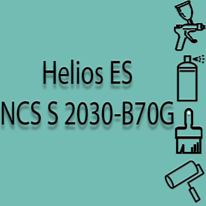 NCS S 2030-B70G глянцева 1К швидкосохнуча антикорозійна емаль Helios ES - 1л