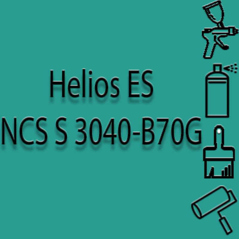 NCS S 3040-B70G глянцева 1К швидкосохнуча антикорозійна емаль Helios ES - 1л NCS S 3040-B70G глянцева 1К швидкосохнуча антикорозійна емаль Helios ES - 1л