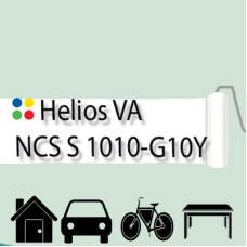 NCS S 1010-G10Y антикорозійна глянцева грунт-емаль (вініл-акрилова) HELIOS VA - 1л