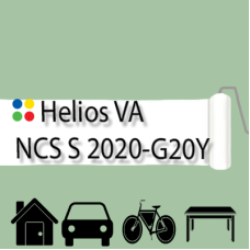NCS S 2020-G20Y антикорозійна глянцева грунт-емаль (вініл-акрилова) HELIOS VA - 1л