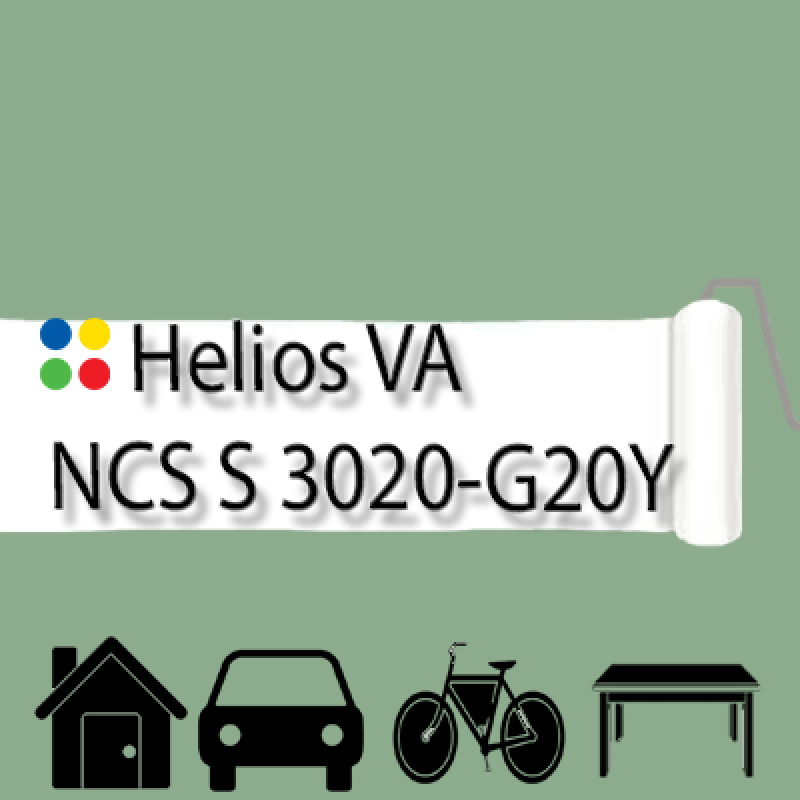 NCS S 3020-G20Y антикорозійна глянцева грунт-емаль (вініл-акрилова) HELIOS VA - 1л