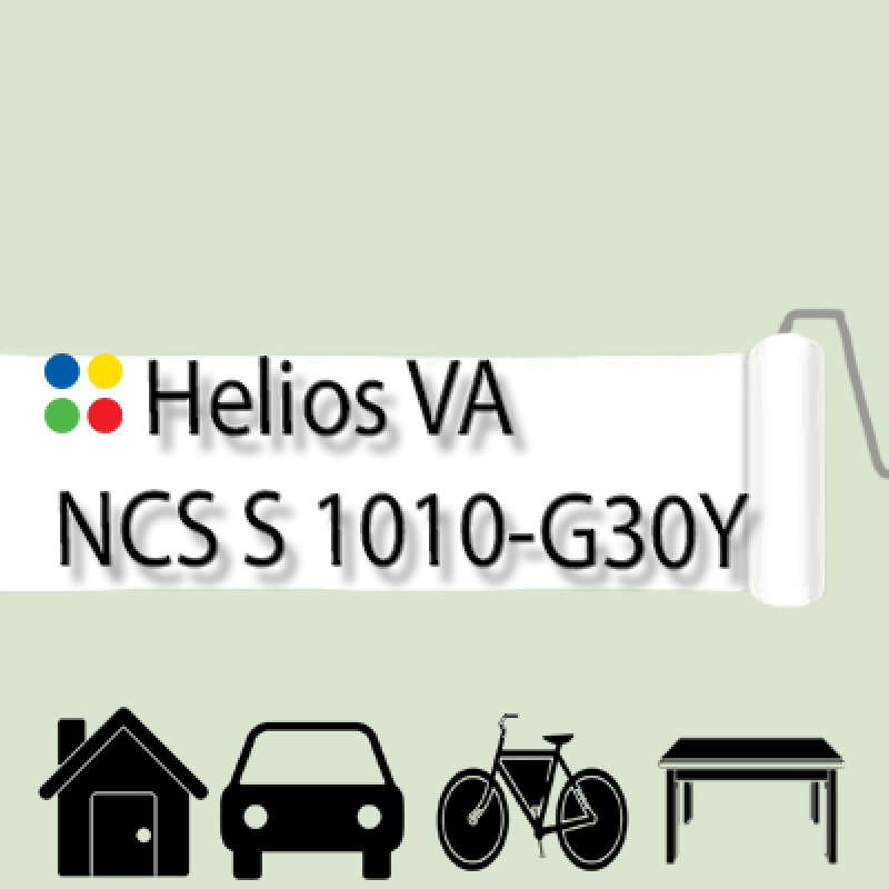 NCS S 1010-G30Y антикорозійна глянцева грунт-емаль (вініл-акрилова) HELIOS VA - 1л