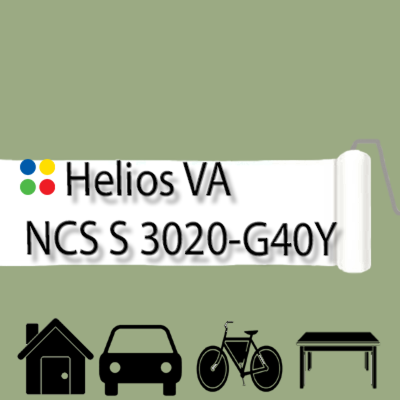 NCS S 3020-G40Y антикорозійна глянцева грунт-емаль (вініл-акрилова) HELIOS VA - 1л
