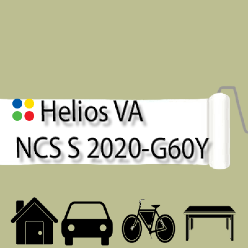 NCS S 2020-G60Y антикорозійна глянцева грунт-емаль (вініл-акрилова) HELIOS VA - 1л