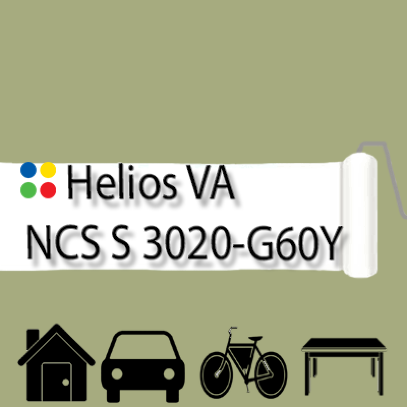 NCS S 3020-G60Y антикорозійна глянцева грунт-емаль (вініл-акрилова) HELIOS VA - 1л