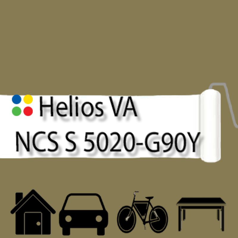 NCS S 5020-G90Y антикорозійна глянцева грунт-емаль (вініл-акрилова) HELIOS VA - 1л