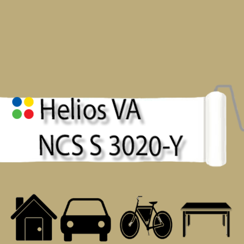 NCS S 3020-Y антикорозійна глянцева грунт-емаль (вініл-акрилова) HELIOS VA - 1л