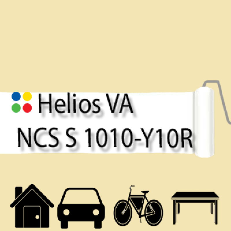 NCS S 1010-Y10R антикорозійна глянцева грунт-емаль (вініл-акрилова) HELIOS VA - 1л