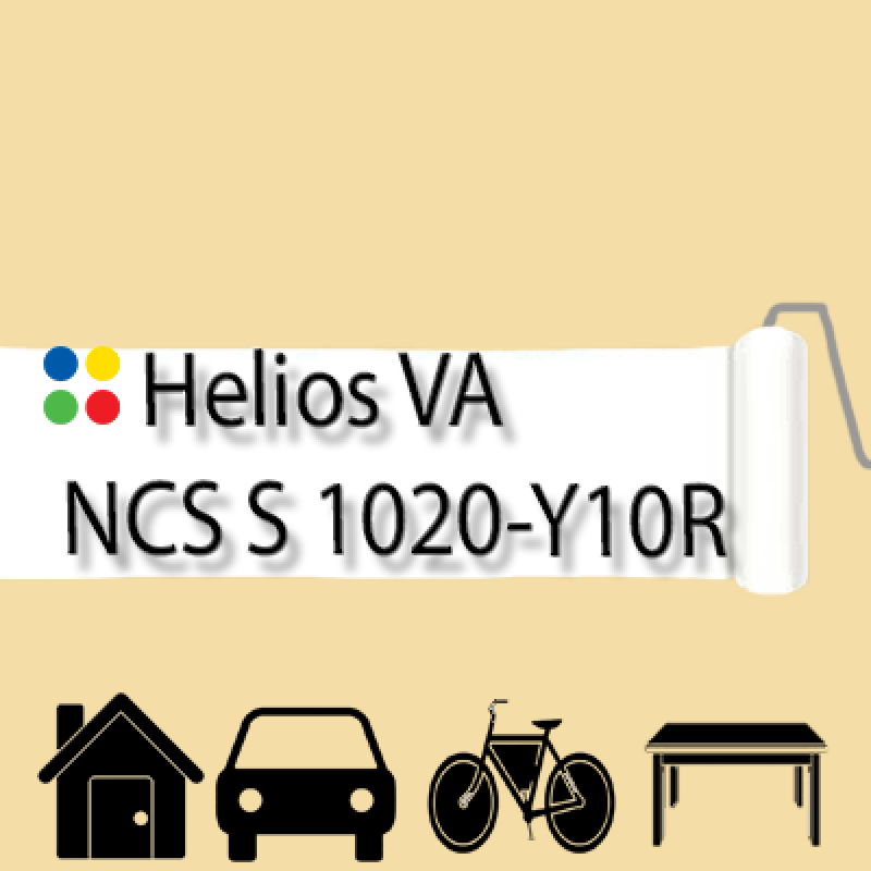 NCS S 1020-Y10R антикорозійна глянцева грунт-емаль (вініл-акрилова) HELIOS VA - 1л