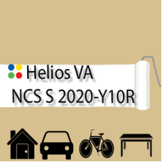 NCS S 2020-Y10R антикорозійна глянцева грунт-емаль (вініл-акрилова) HELIOS VA - 1л