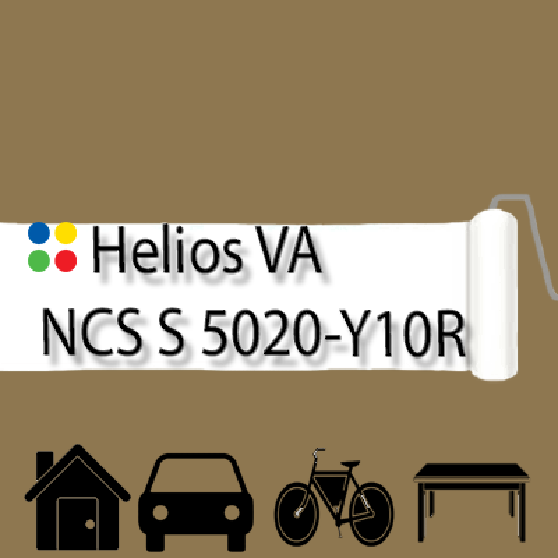 NCS S 5020-Y10R антикорозійна глянцева грунт-емаль (вініл-акрилова) HELIOS VA - 1л
