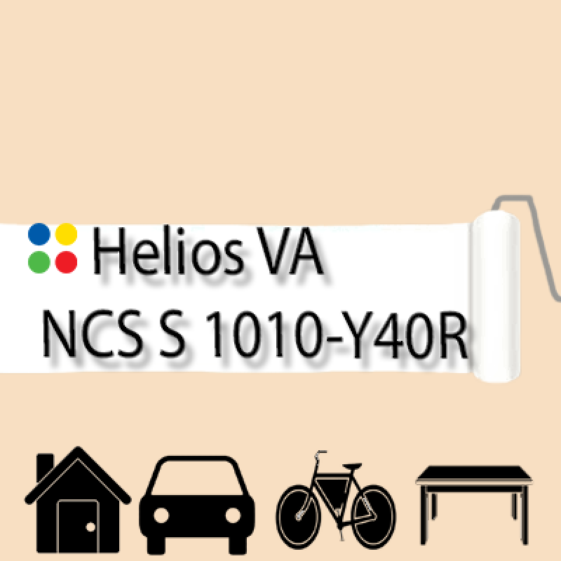 NCS S 1010-Y40R антикорозійна глянцева грунт-емаль (вініл-акрилова) HELIOS VA - 1л