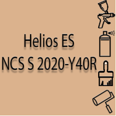 NCS S 2020-Y40R глянцева 1К швидкосохнуча антикорозійна емаль Helios ES - 1л
