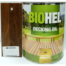 BIOHEL DECKING OIL олія для терас 1 л. №14 - ГОРІХ.