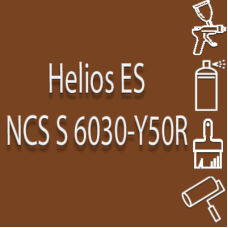 NCS S 6030-Y50R глянцева 1К швидкосохнуча антикорозійна емаль Helios ES - 1л
