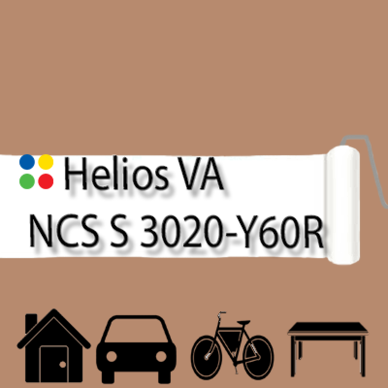 NCS S 3020-Y60R антикорозійна глянцева грунт-емаль (вініл-акрилова) HELIOS VA - 1л