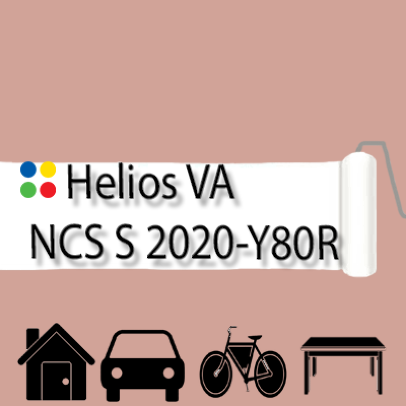 NCS S 2020-Y80R антикорозійна глянцева грунт-емаль (вініл-акрилова) HELIOS VA - 1л