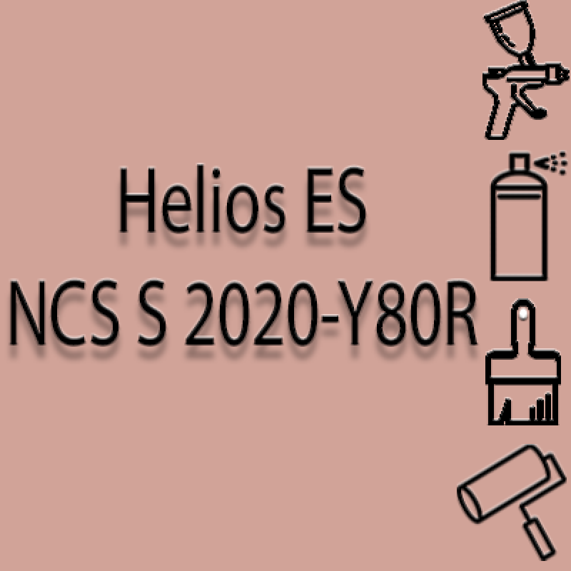 NCS S 2020-Y80R глянцева 1К швидкосохнуча антикорозійна емаль Helios ES - 1л