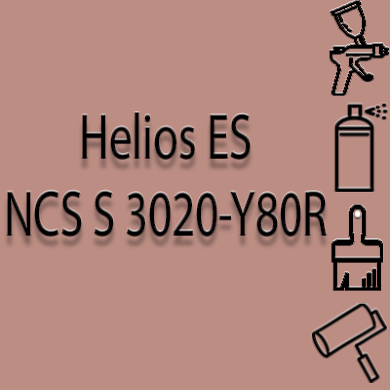 NCS S 3020-Y80R глянцева 1К швидкосохнуча антикорозійна емаль Helios ES - 1л