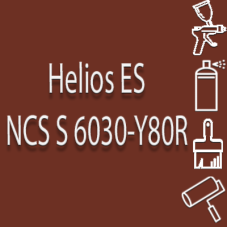 NCS S 6030-Y80R глянцева 1К швидкосохнуча антикорозійна емаль Helios ES - 1л