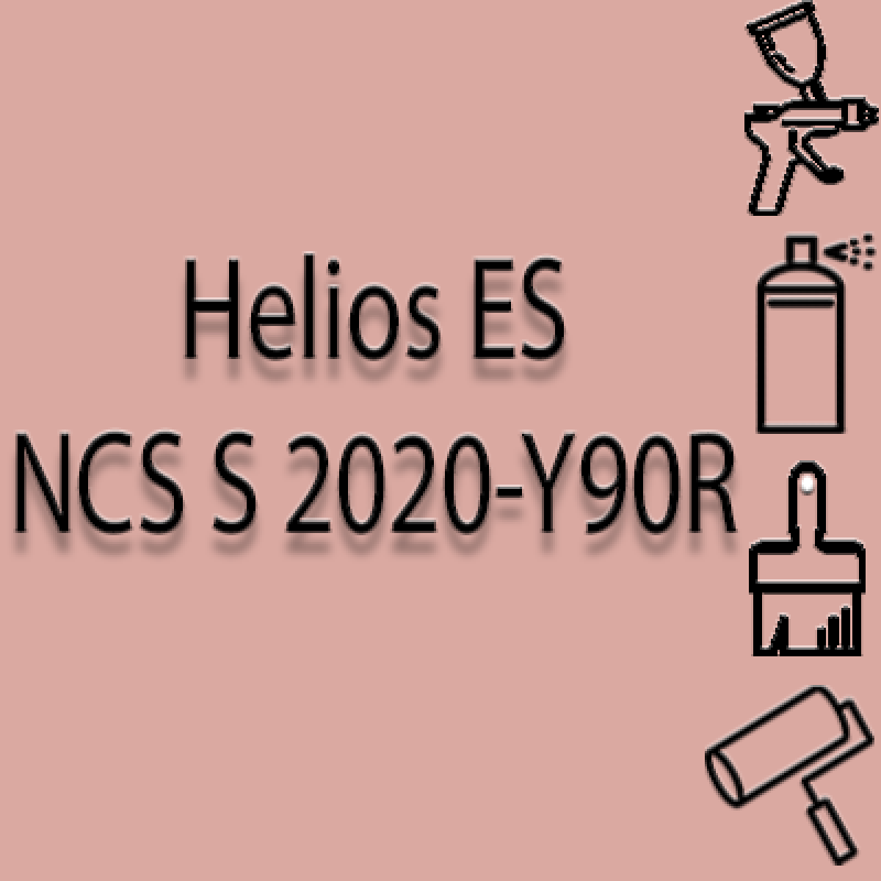 NCS S 2020-Y90R глянцева 1К швидкосохнуча антикорозійна емаль Helios ES - 1л