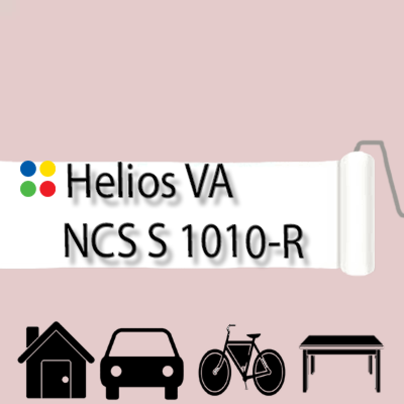 NCS S 1010-R антикорозійна глянцева грунт-емаль (вініл-акрилова) HELIOS VA - 1л