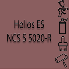 NCS S 5020-R глянцева 1К швидкосохнуча антикорозійна емаль Helios ES - 1л