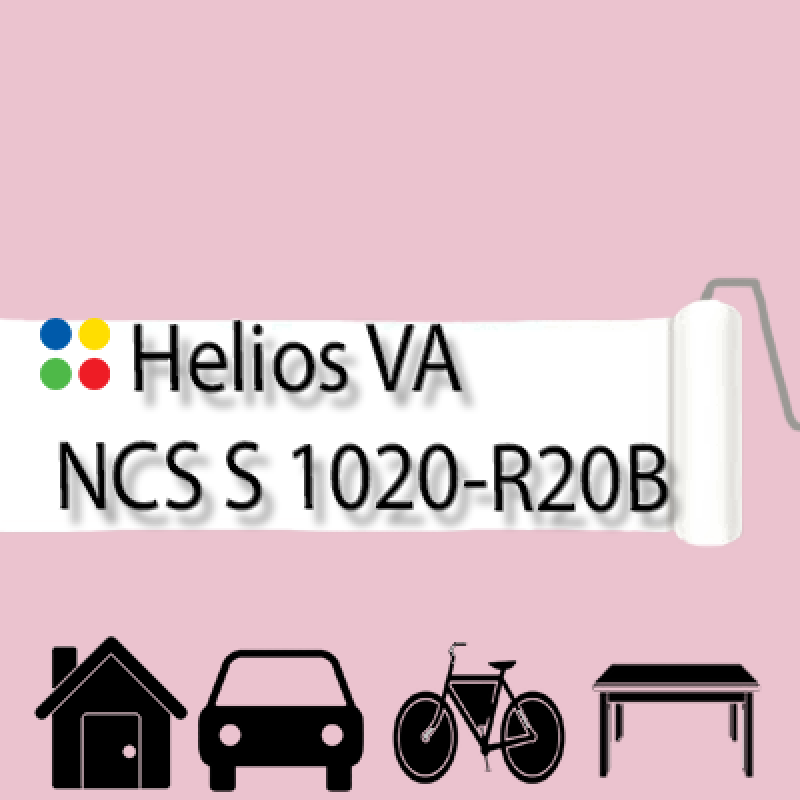 NCS S 1020-R20B антикорозійна глянцева грунт-емаль (вініл-акрилова) HELIOS VA - 1л