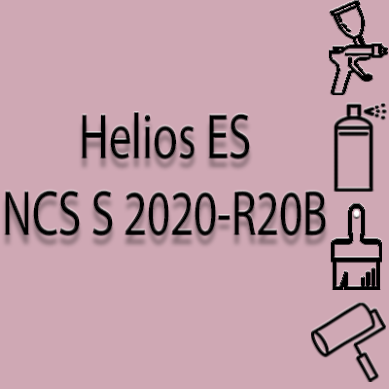NCS S 2020-R20B глянцева 1К швидкосохнуча антикорозійна емаль Helios ES - 1л
