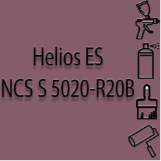 NCS S 5020-R20B глянцева 1К швидкосохнуча антикорозійна емаль Helios ES - 1л