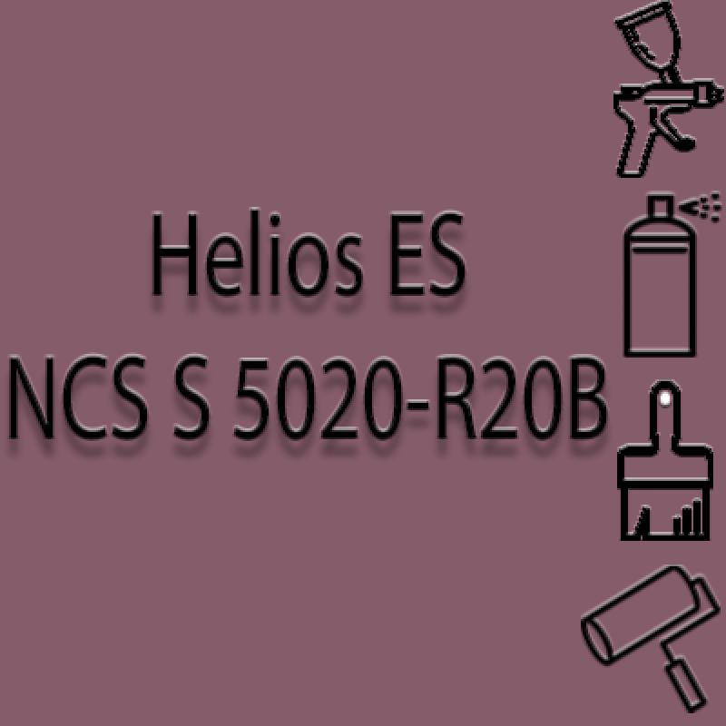 NCS S 5020-R20B глянцева 1К швидкосохнуча антикорозійна емаль Helios ES - 1л NCS S 5020-R20B глянцева 1К швидкосохнуча антикорозійна емаль Helios ES - 1л