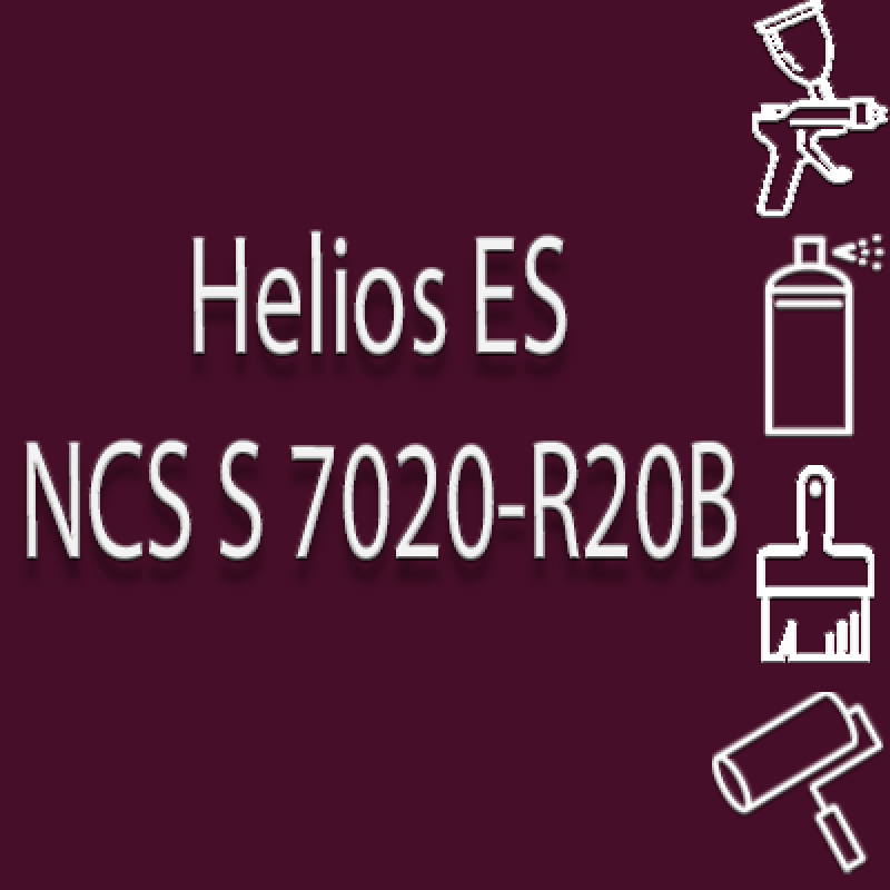 NCS S 7020-R20B глянцева 1К швидкосохнуча антикорозійна емаль Helios ES - 1л