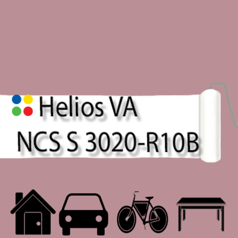 NCS S 3020-R10B антикорозійна глянцева грунт-емаль (вініл-акрилова) HELIOS VA - 1л