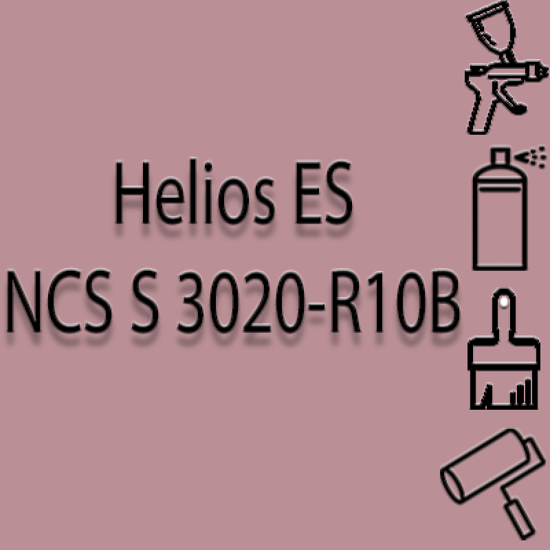 NCS S 3020-R10B глянцева 1К швидкосохнуча антикорозійна емаль Helios ES - 1л
