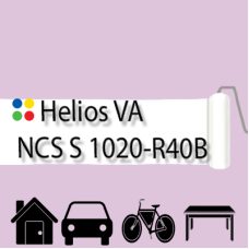NCS S 1020-R40B антикорозійна глянцева грунт-емаль (вініл-акрилова) HELIOS VA - 1л